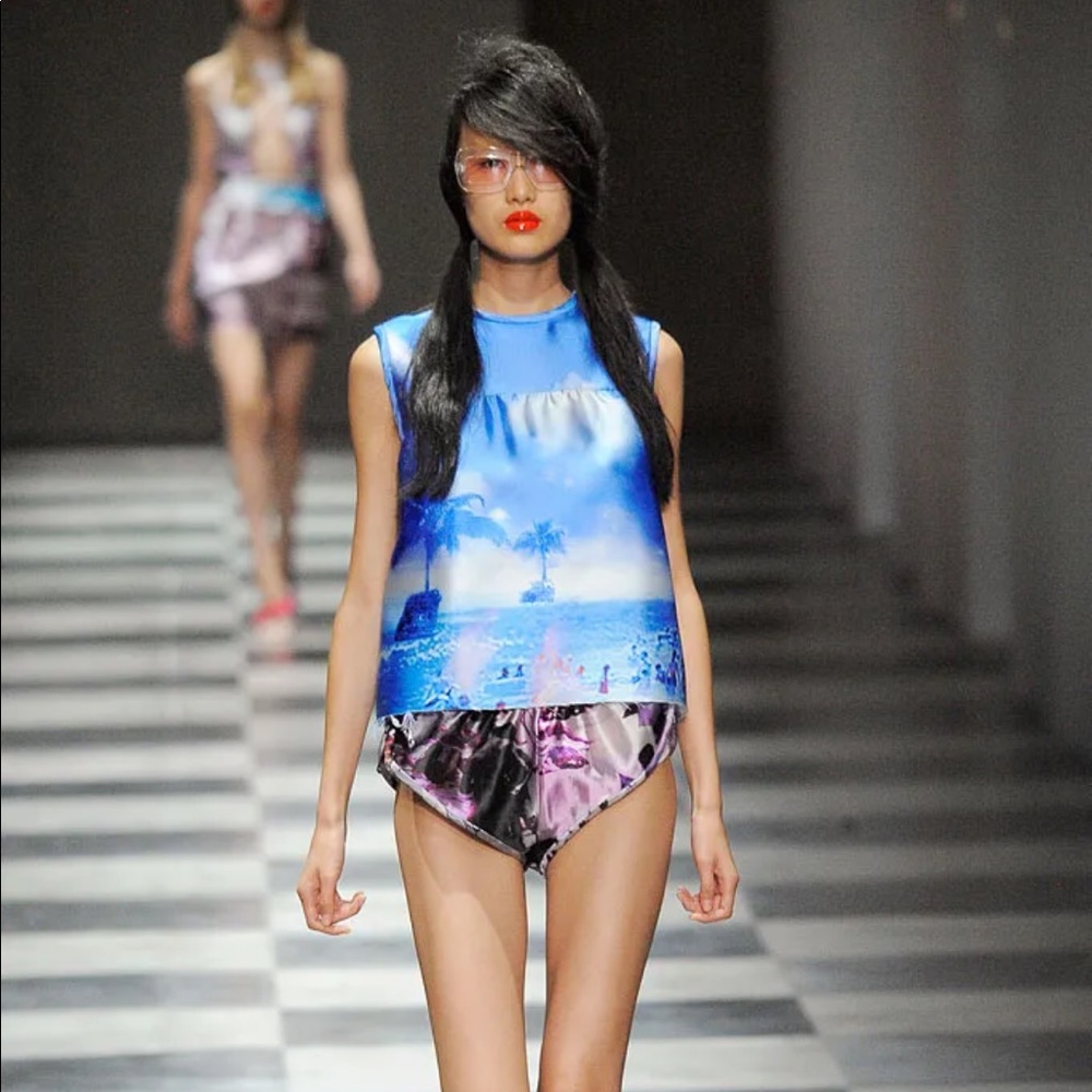 Prada 2010 Spring Runway Silk Top IT40